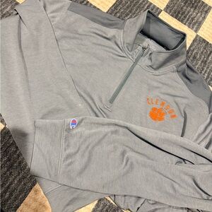 Champion Clemson Tigers Gray Lightweight Jacket
